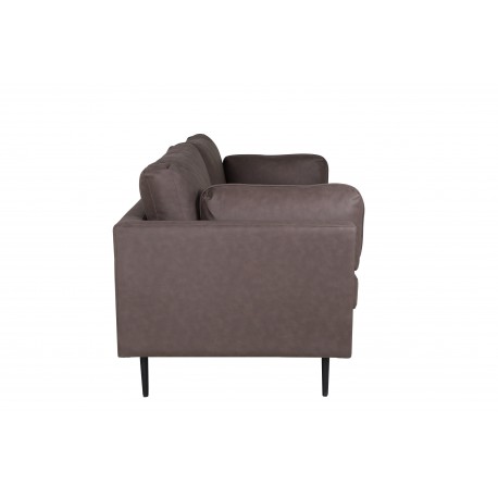 Boom 3 personers Sofa - Sort og Brun