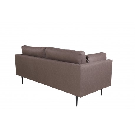 Boom 3 personers Sofa - Sort og Brun