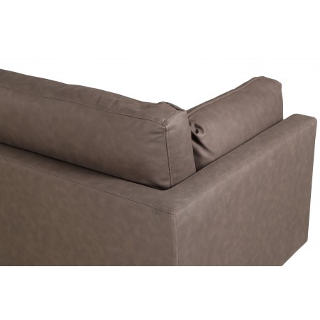 Boom 3 personers Sofa - Sort og Brun