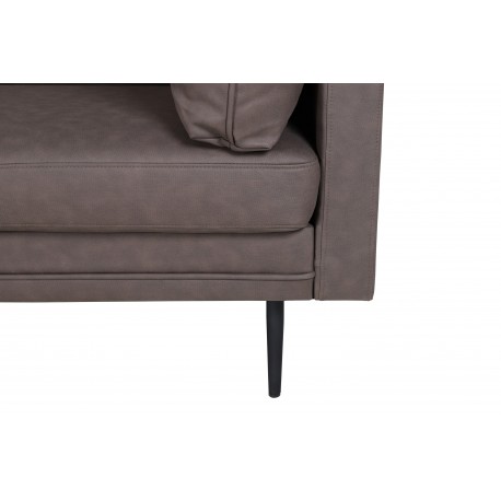Boom 3 personers Sofa - Sort og Brun