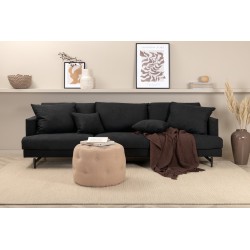 Sofia 3 personers Sofa - Sort