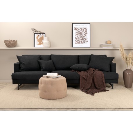 Sofia 3 personers Sofa - Sort