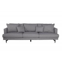 Sofia 3 personers Sofa - Sort og Grå