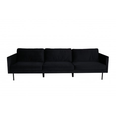 Zoom 3 personers Sofa - Sort
