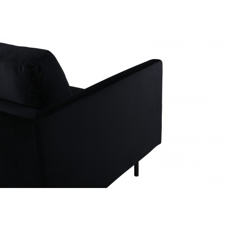 Zoom 3 personers Sofa - Sort