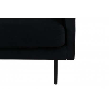 Zoom 3 personers Sofa - Sort