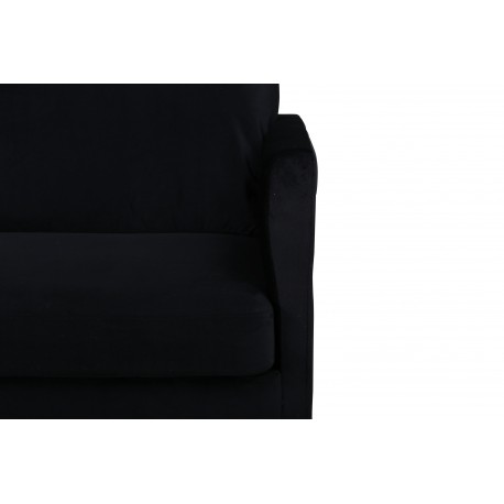 Zoom 3 personers Sofa - Sort