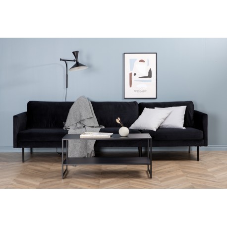 Zoom 3 personers Sofa - Sort