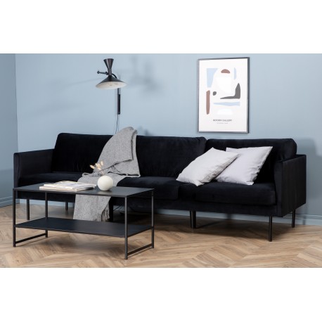 Zoom 3 personers Sofa - Sort