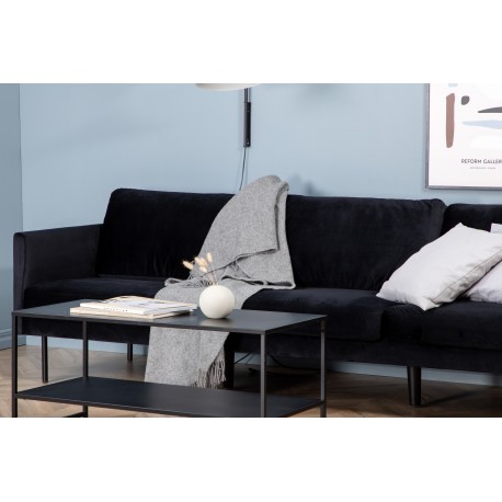 Zoom 3 personers Sofa - Sort