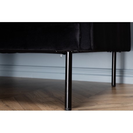 Zoom 3 personers Sofa - Sort