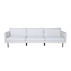 Zoom 3 personers Sofa - Sort og Lys beige