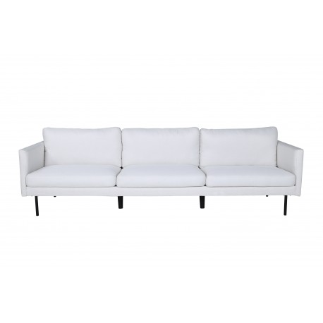 Zoom 3 personers Sofa - Sort og Lys beige