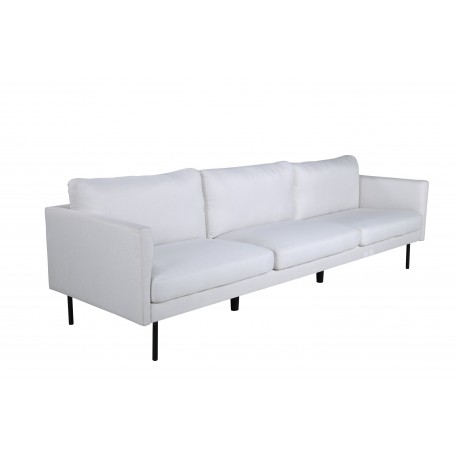 Zoom 3 personers Sofa - Sort og Lys beige