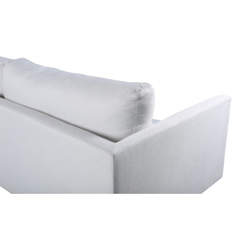 Zoom 3 personers Sofa - Sort og Lys beige