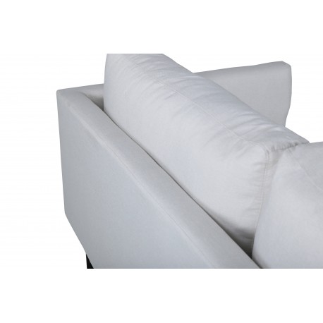 Zoom 3 personers Sofa - Sort og Lys beige