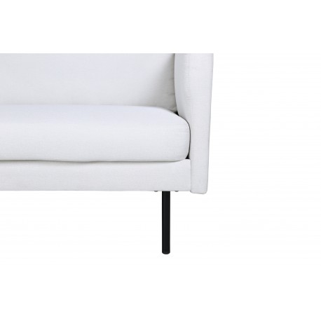 Zoom 3 personers Sofa - Sort og Lys beige