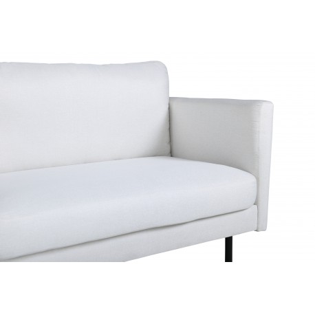Zoom 3 personers Sofa - Sort og Lys beige