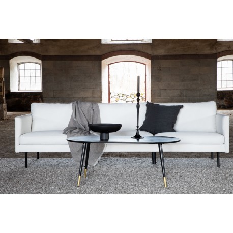 Zoom 3 personers Sofa - Sort og Lys beige
