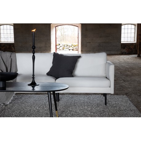 Zoom 3 personers Sofa - Sort og Lys beige