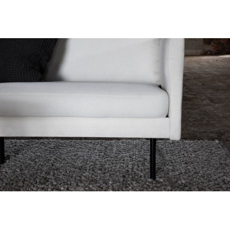 Zoom 3 personers Sofa - Sort og Lys beige