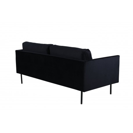 Zoom 2 personers Sofa - Sort