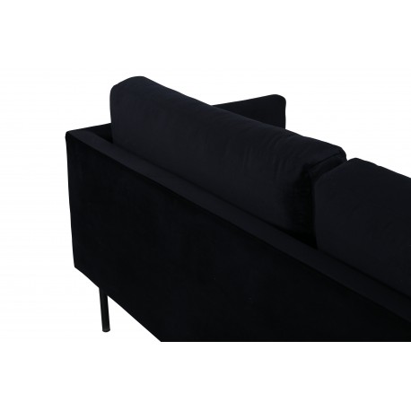 Zoom 2 personers Sofa - Sort