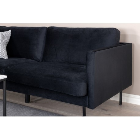 Zoom 2 personers Sofa - Sort