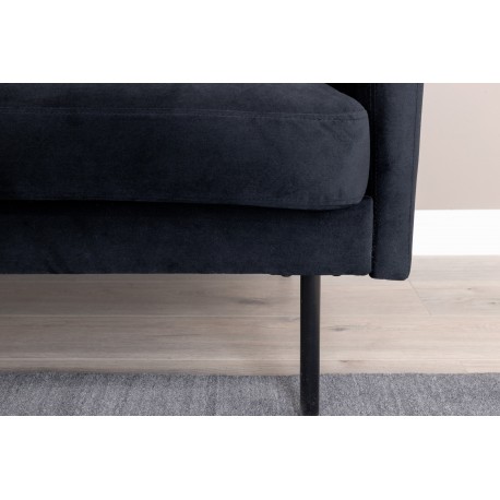 Zoom 2 personers Sofa - Sort