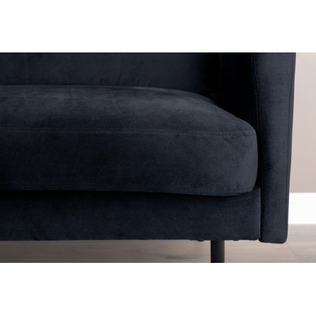 Zoom 2 personers Sofa - Sort