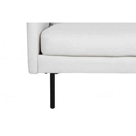 Zoom 2 personers Sofa - Sort og Hvid