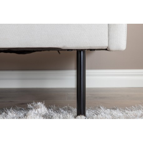 Zoom 2 personers Sofa - Sort og Hvid