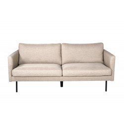 Zoom 2 personers Sofa - Sort og Brun