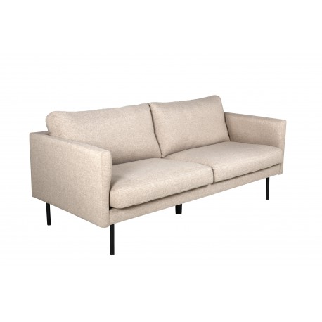 Zoom 2 personers Sofa - Sort og Brun