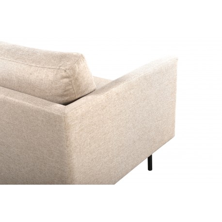 Zoom 2 personers Sofa - Sort og Brun