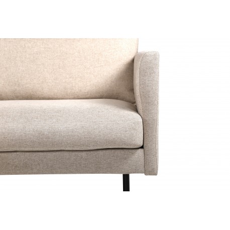 Zoom 2 personers Sofa - Sort og Brun