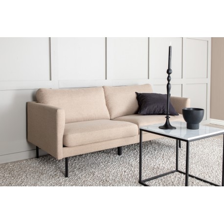 Zoom 2 personers Sofa - Sort og Brun
