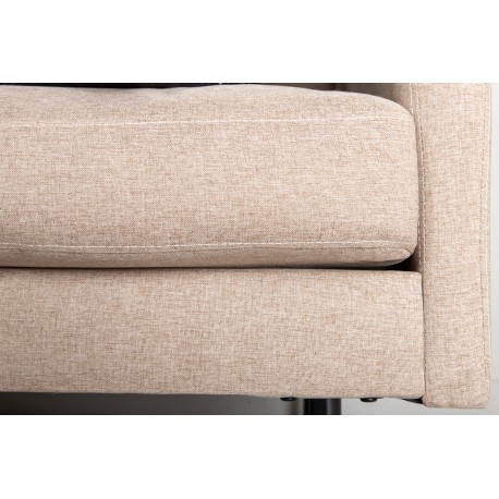 Zoom 2 personers Sofa - Sort og Brun