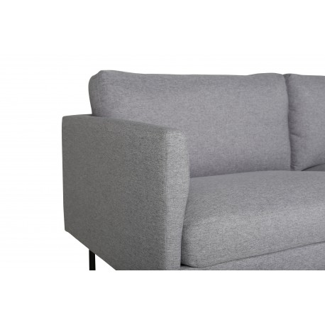 Zoom 2 personers Sofa - Sort og Grå