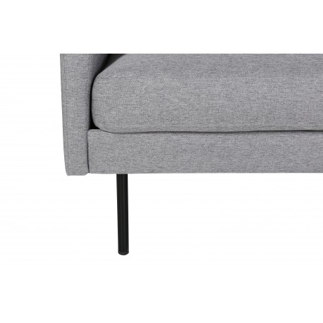Zoom 2 personers Sofa - Sort og Grå