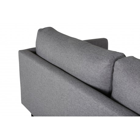 Zoom 2 personers Sofa - Sort og Grå