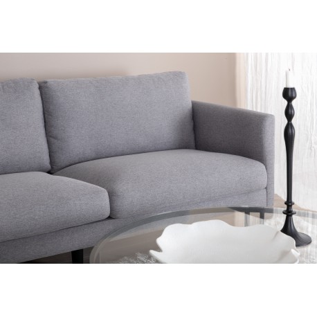 Zoom 2 personers Sofa - Sort og Grå