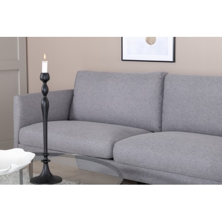 Zoom 2 personers Sofa - Sort og Grå