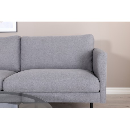 Zoom 2 personers Sofa - Sort og Grå