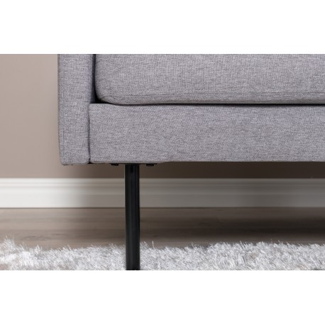Zoom 2 personers Sofa - Sort og Grå