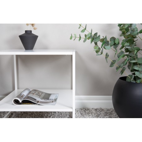 Staal Bord - Hvid