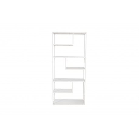 Staal Reol 85 x 188 - Hvid