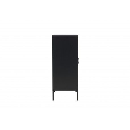 Misha - Opbevaringskab - Sort 100 x 80 x 40cm