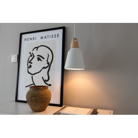 Nao Belysning - Hvid og Træ