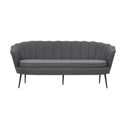 Calais 3 personers Sofa - Grå stof